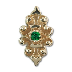rkfl1 Green Tourmaline Bracelet Slide 